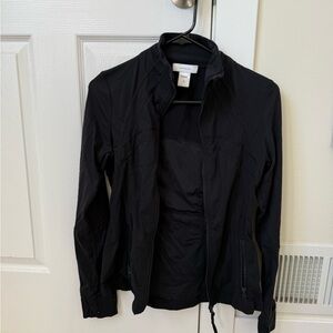 Italic Black Utility Jacket
